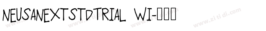 NeusaNextstdTrial wi字体转换